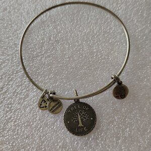 Alex and Ani + Energy  Tree of Life Charm Bracelet Bangle  437